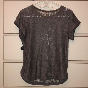 Zara lace tshirt